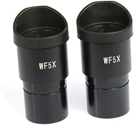 2pcs wf5x/20mm de largura 5x lente óptica ocular para microscópio estéreo 30mm