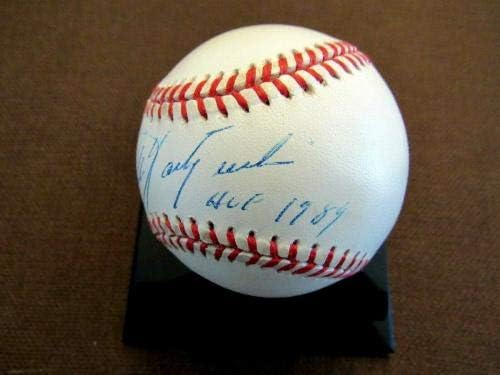 Carl Yastrzemski Hof 1989 Boston Red Sox Assinado Auto Vintage Oal Baseball JSA - Bolalls autografados