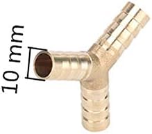 Mangueira de jardim de conexão rápida forma Y de 3 vias HOSE BARB CONECTOR Quick Connector Brass Salptador 6/8/10/21/14/16/19mm Acessórios de irrigação de jardim 1 PCs