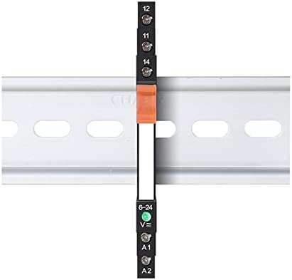 Circuito de proteção do módulo de relé Slim Lemil 6A Relé 12VDC/AC ou 24VDC/CA ou 230VAC Soquete de relé de 6,2 mm de espessura