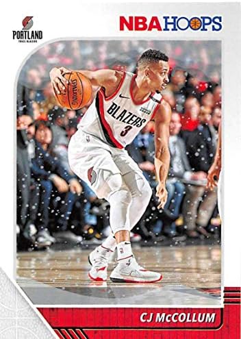 2019-20 Panini Hoops Winter 158 CJ McCollum Portland Trail Blazers NBA Basketball Trading Card