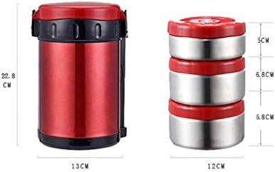 Cujux Vacuum Isoled Lanch Box ， Jar com alimentos térmicos de aço inoxidável com lancheira isolada e colher ， Fique quente para as horas