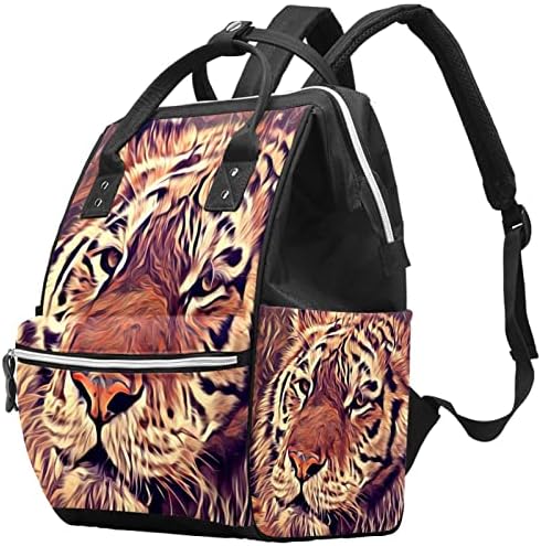 Mochila VBFOFBV Backpack de Bolsa, Bolsas de Nappha Bolsas de Viagem Multifuncional de Viagem, Unissex e Elegante, Raccoon Animal Bambu