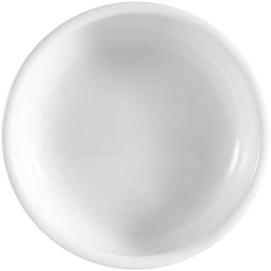 Acessórios CAC China KRW-S4 4-1/4 polegadas por 5/8 polegadas de porcelana prato pequeno, 3 onças, super branco, caixa