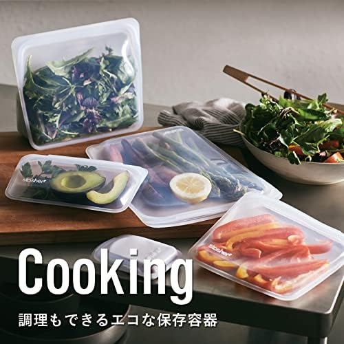 Stasher Stsbam37 Bolsa de silicone, rosa, sanduíche M, microondas, armazenamento, cozinha, produto autêntico no Japão