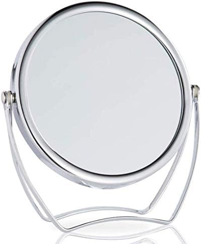 Espelhos de vaidade montados na parede de kmmk, maquiagem de espelho de vaidade pequeno pequeno espelho duplo de espelho