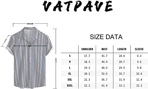 Camisas havaianas casuais masculas da vatpave mass