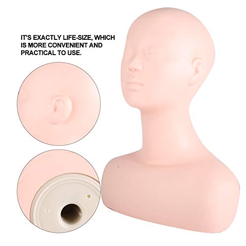 Manequim de treinamento de simulação, modelo de boneca de boneca de boneca de cosmetologia multifuncional para massagem,