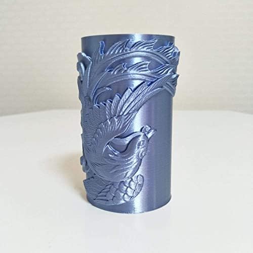 Silk Silver Blue Pla 3D Impressora Filamento 1,75 mm 1kg 2,2 libras brilho sedoso brilhante prata azul roxo roxo preto