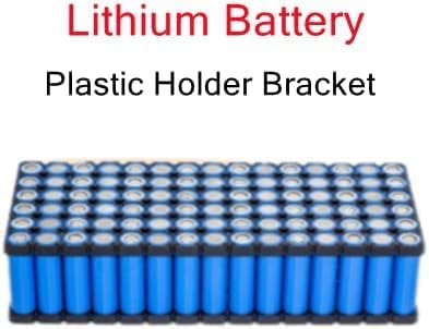 Bettomshin 5pcs 6x15 Spacer de células 18650 suporte de plástico de bateria de lítio para pacote de bateria DIY 18,5 mm Dia