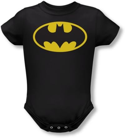 Logo Batman Classic Black Infant Baby Onesie