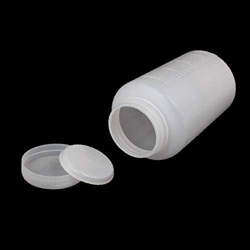 X-Dree 1000ml de plástico de plástico largo reagente de reagente Bait de focas de focas Branco (Bottiglia DA 1000ml