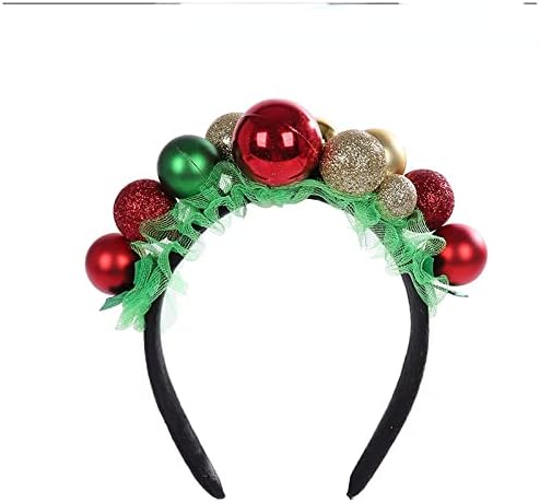 Zupiek Christmas Bell Hairbands, Decorações de Bola de Natal, Cabeças, Aderetes, Acessórios, Acessórios para Cabelo