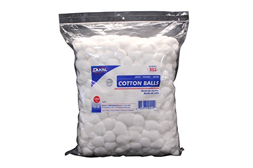 Dukal - 802 bolas de algodão, não estéril, grande