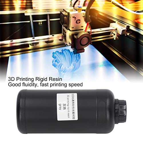 Resina da impressora 3D, boa fluidez curando resina rígida 1000 ml de contração baixa fácil a alta precisão para