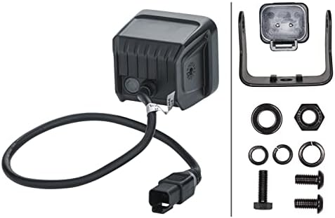 HELLA 1FA 358 176-801 LED SpotLight - Kit de cubo mágico preto 2.7 - 12/24V - Montagem - Iluminação de curta distância