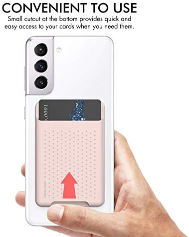 Titular do cartão de telefone, bolso de cartão de crédito de idéias de stick stick de silicone de telefone celular para smartphones