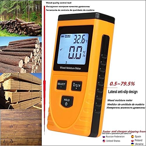 CXDTBH Digital Wood Meter GM630 Testador de umidade de madeira Ferramentas Hygrometer Display LCD Dissector LCD