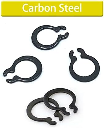 Creap 25pcs m3-m9 Conjunto de circlip de circlip de retenção externa de retenção de clipe de clipe de travamento de retenção de retentismo de retentismo de colarinho de colarinho