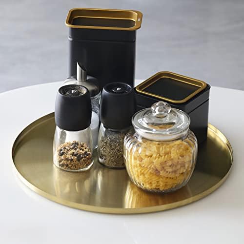 FreeLove redonda de ouro de ouro, bandeja decorativa de metal para joias de perfume com queijo de café comestão de capa de prato de