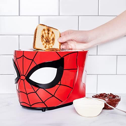 Brands estranhas Marvel's Spiderman Halo Toaster - brinde máscara de Spidey no seu pão
