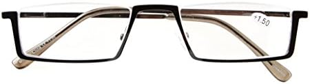 Os leitores de óculos de leitura de meio-pacote de 4-pacote oculares incluem óculos de leitura de computador +3.0