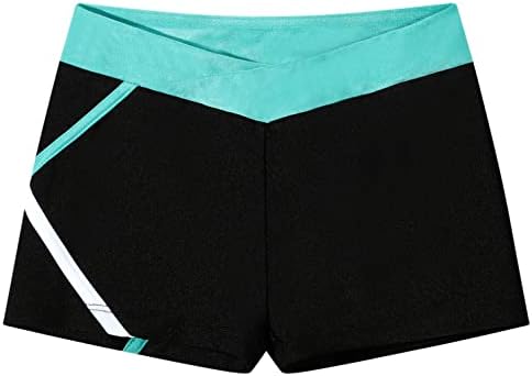 shorts de dança de INZOY PARA MENINAS BIGHT SHORTS SPORTS SPORTS TRANTO DE TRANTAÇÃO DE BELHA DE ARMANHA DE TELHO