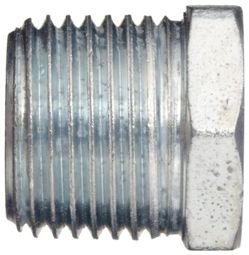 Anvil 8700130654, encaixe de tubo de aço, bucha hexadecimal, fêmea de 3/4 NPT x 3/8 NPT, acabamento galvanizado