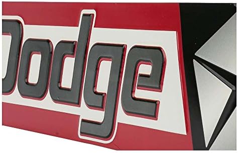 Marcas de estrada aberta Dodge Chrysler Sign de metal em relevo - Sinal de Dodge vintage para garagem ou caverna
