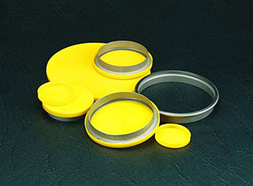 Capluga 99394429 Tampas de flange plástico. Para cobrir o Flange CC-5 1/4, PE-LD, CAP ID 5.891 Altura 0,34, amarelo