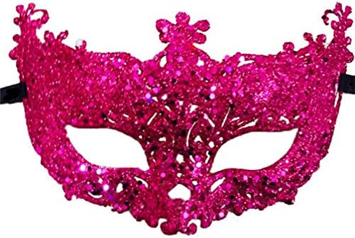 PretyZoom 5pcs Halloween Masks Fox Masks Glitter Carnival Maskerade Máscaras de cosplay Props Máscara de face para máscaras de máscara