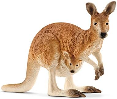 Schleich Wild Life, Animal Fatuine, Animal Toys for Boys and Girls 3-8 anos, canguru, idades de 3 anos ou mais