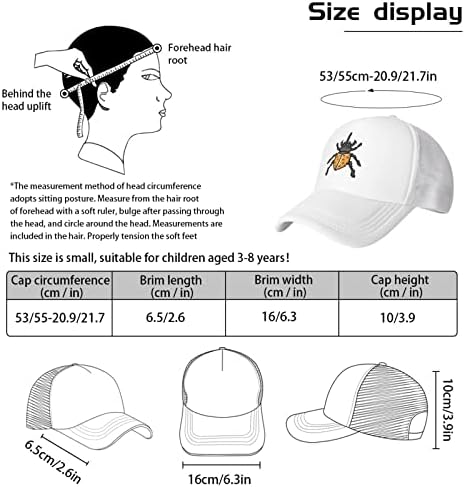 Chapéus de beisebol Pixel Beetle Pai Cap para garotas FOAM AJUSTÁVEL FONDE
