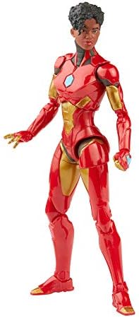 Marvel Hasbro Legends Series de 6 polegadas Ironheart Action Figure Toy, design premium e articulação, inclui 5 acessórios e