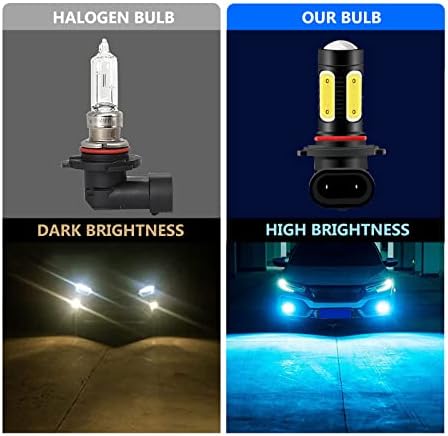 Lâmpadas LED de lâmpadas LED 6000K, lâmpadas de neblina LED, lâmpadas de nevoeiro LED, 1200 lúmens brancos extremamente super brilhantes, faróis de substituição do carro, instalação à prova d'água e rápida