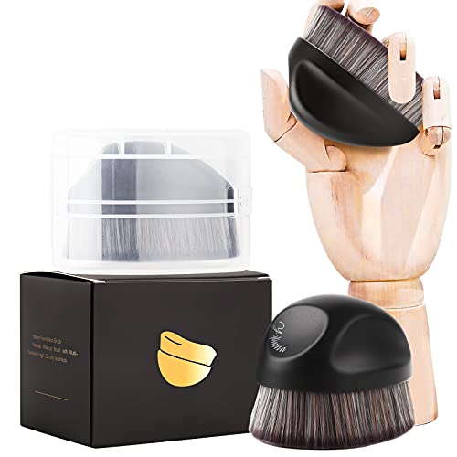 Brush de maquiagem da fundação YQlinnn, escova de fundação líquida de escova kabuki para misturar líquido, creme ou cosméticos de