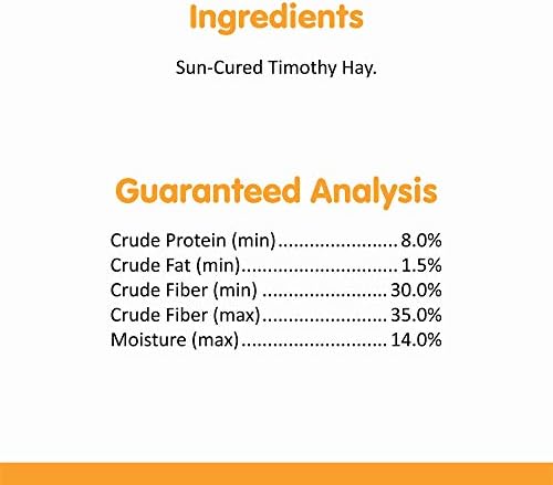 Sunseed todos os cubos naturais de Timothy 16 oz, preto