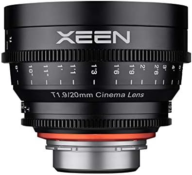 Rokinon Xeen 20mm T1.9 Lente Cine de ampla angular para câmeras de lentes intercambiáveis ​​da Sony E-Mount