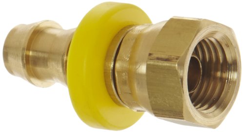 Dixon Valve BPFS32 Tipo de assento de bola de latão Ajuste da mangueira, Id de mangueira de 1/4 NSPM x 3/8