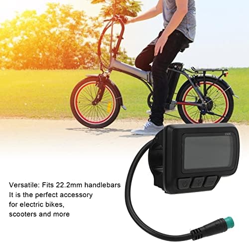 Bicicleta elétrica Zunate EN06 LCD Medidor de exibição com tela de velocidade de potência USB, tela elétrica de conector à prova d'água para scooter de bicicleta elétrica…