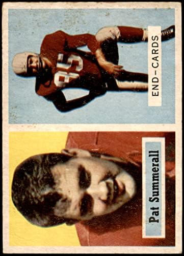 1957 Topps # 14 Pat Summerall Chicago Cardinals-FB VG+ Cardinals-FB Arkansas