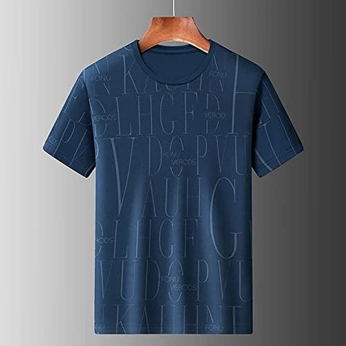 2023 Camisa esportiva de nova camisa masculina de manga curta de seda esportes de seda Atividade Camise