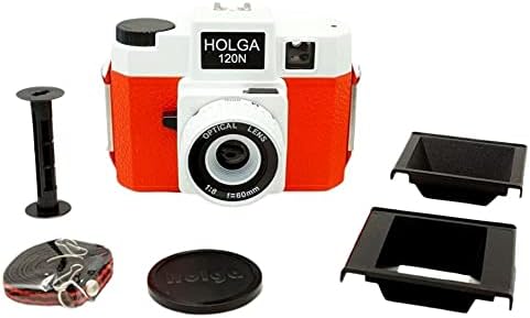 Câmera de filme de formato médio plástico Holga 120n