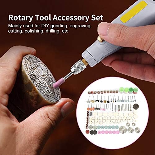 Acessório do Rotary Tool, 242pcs Kit de conjunto de acessórios para ferramentas rotativas para perfuração de polimento de lixamento
