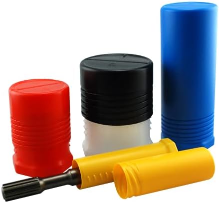 Telescópicos redondos-Tubo de embalagem telescópica redondo PVC 7/8 -Comprimento: 3-1/8-4-3/4 Clear PVC MOCAP RT022080PV00S9