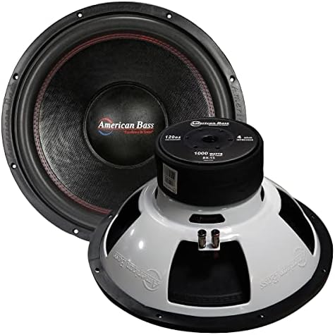 2 x 15 subwoofer 2000w Single 4 Ohm Bass Pro Audio American Bass DX-15