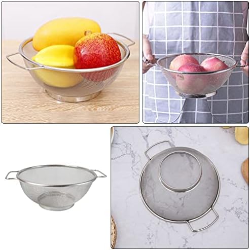 Cabilock Metal Fruit Cander Kitchen Aço inoxidável cesto de cesta de pão cestas de frutas tigela de vegeta