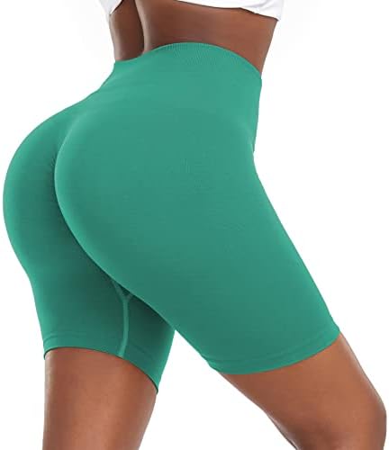 American Trends Women Tummy Control Shorts High Caist Workout Bikes Shorts Buttless Butt Scrunch Gym Yoga Shorts