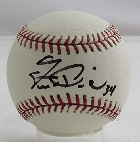 Steve Kline assinado Autograph Autograph Rawlings Baseball B111 - Bolalls autografados
