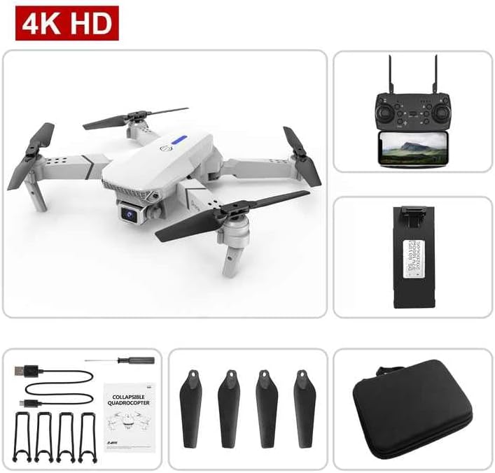 Controle remoto de quadrote E88 E88 FPV WiFi Toys HD Câmera GPS RC Mavic Air Mini Professional 4K Drones de câmeras 4K